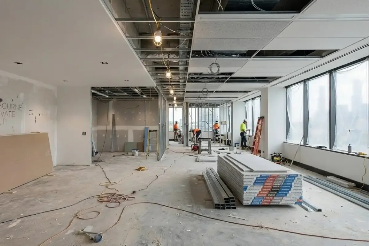 Turnkey fitout Solution for Corporate office Progress